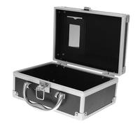 Veemoon Portable Aluminum Alloy Makeup Case Carrying Cosmetic Organizer for Artists Stylists Durable Tool Storage with Ample Space for Travel Various Occasions