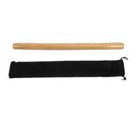 Veemoon Portable Bamboo Massage Stick for Back and Legs with Comfortable Touch, Includes Travel Bag, for Salon on The Go Use, Natural Khaki Colour and Lightweight Design