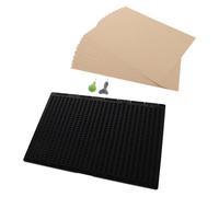 Veemoon Portable Braille Writing Board Stylus Pen and Rows for Beginners Classroom and Home Learning Braille Alphabet Tools