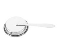 Veemoon Portable Candle Putter Silver Stainless Steel Wick Flame Snuffer Vintage Beautifully Crafted Design Safely Extinguish Wicks Easy to Extinguish Candle for Birthday Present