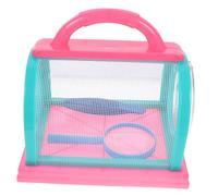 Veemoon Portable Capacity Insect Observation Cage with Semi-transparent Mesh Easy-access Side Opening and Buckle Closure Outdoor Butterfly Habitat Holder for Educational Exploration