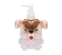 Veemoon Portable Dog Shaped Liquid Bottle Durable Shampoo Container Travel Friendly Refillable Dispenser with Removable Nozzle and Wide Mouth for Easy Cleaning and Application