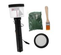 Veemoon Portable Electrostatic Flocking Applicator Kit with Comfortable Grip for Small Area Grass Planting DIY Scenery and Model Landscaping Lightweight Static Grass Machine for Precise