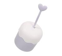 Veemoon Portable Facial Bubble Maker Foam Cup, Blue Macaron Color, Skincare Face Wash Foamer for Travel and Daily Cleansing