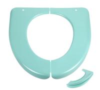 Veemoon Portable Folding Potty Seat Cover Lightweight Pp Plastic Cushion Pad for Toilet Training Fits Most Standard Toilets, for Travel and Home Use