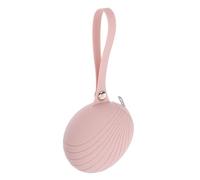 Veemoon Portable in Pink Silicone Storage Holder with Clip Design Case Baby Pouch Organizer Bag Suitable for Hanging on Backpack or Basket
