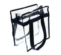 Veemoon Portable Makeup Bag Travel Cosmetics Bag Waterproof Lightweight Dark Blue PVC Toiletry Organizer for Tourism and Outdoor Travel Use