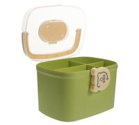 Veemoon Portable Medical Storage Box Large Capacity Organizer with Dustproof Design Safe Healthy Material Suitable for Home School Office Travel