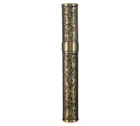 Veemoon Portable Metal Cigar Tube Case Single Airtight Travel Humidor Container Bronze for Men Office Holiday Storage