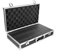 Veemoon Portable Microphone Case and Mic Carrying Box Shockproof Alloy Frame, Black Professional Mic Storage Organizer for Travel and Live Streaming