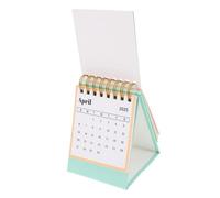 Veemoon Portable Mini Desk Calendar Compact Monthly Planner Calendar for Office and Home Stylish Pocket Sized Desktop Accessory with English Dates and Holidays for Quick Reference