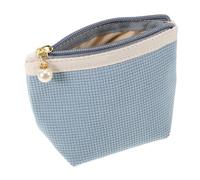 Veemoon Portable Mini Lipstick Storage Bag for Travel Corduroy Makeup Pouch Zippered Closure for Women Skincare and Lipstick Organizer Bag Travel Essentials for Teen Girls