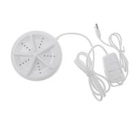 Veemoon Portable Mini Turbine Washing Machine USB Powered Vibration Ultrasonic Cleaner for Clothes Underwear Socks Towels Travel Dormitory Use