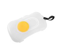 Veemoon Portable Reusable Wipe Dispenser with Red for Travel and Outdoor Use Single-Handed Easy Pull Wipes Holder Safe Material for Delicate Skin Compact Tissue Storage Box