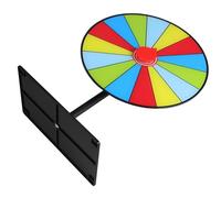 Veemoon Portable Spinning Prize Wheel with Slots Dry Erase Tabletop Spinner for Classroom Games Party Activities Carnival Events DIY Rules Raffle Wheel