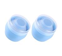 Veemoon Portable Talcum Powder Puff Made of Sturdy Pp Material 2pcs with Storage Boxes Easy to Dry and Does Not Deform, for Body Use