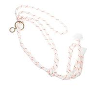 Veemoon Portable White Cattle Halter Made of Sturdy Polypropylene Fiber and Metal, Holds up Well in Bad Weather, Suitable for Cattle Traction and Livestock Handling, Supporting Weight