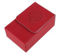 Veemoon Portable with Magnetic Lid Pu Leather Tarot Card Organizer Box Multi-purpose Playing Card Case for Travel and Daily Storage