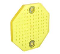 Veemoon Post Car Lifting Mat Two Post Car Lift Rubber Pads, Yellow Rubber, Vehicle Protection, Stable Support for Automotive Repair and Maintenance