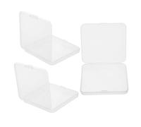 Veemoon Pp Plastic Eyelash Storage Boxes 3pcs with Lid Mini Containers for Travel Organizing Small Craft Items and Double Eyelid Tape