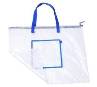 Veemoon Practical Art Portfolio Bag for Posters and Teaching Materials Storage Organizer Front Pocket for Teachers and Students Capacity for Rulers and Boards