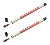Veemoon Professional Conductor Baton Includes Baton Storage Tube 2 Sets with Wooden Handle and Plastic Shaft for Lasting Protection and Easy Carry, for Choir and Band Rehearsals in Music