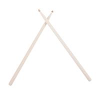 Veemoon Professional Wooden Drumsticks 1 Pair with Oval Wood Tip, Thickened Tapered Design, 40.2cm Length for Acoustic Drums and Snare, for Rehearsal and Studio Recording