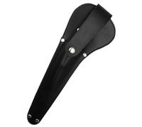 Veemoon PU Scissors Protector Sheath for Waistband Hanging Lightweight PU Leather Cover for Hairdresser Sewing Dressmaking Scissors Storage Practical Sharp Blade Shear Holder Black