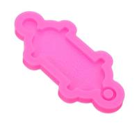 Veemoon Puerto Rico Kings Silicone Keychain Mold for Epoxy Resin Precise Detailing Soft Silicone for Easy Demolding DIY Jewelry Bookmark Crafting Accessory Mold