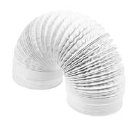 Veemoon Pvc Ventilation Pipe Flexible Chimney Flue for Dryer Vent Hose for Indoor Exhaust Fan Ventilator Hood and Tumble Dryer Venting