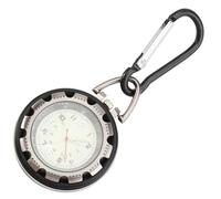 Veemoon Quartz Clip-on Watch with Fluorescence Dial Plate Backpacker Belt Fob Watch for Mountaineering and Outdoor Activities