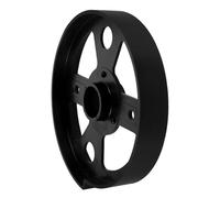 Veemoon Quiet Nylon Pulley Wheel for Garage Doors Durable Rolling Door Hardware with Spring Box for Balanced Weight Compatible with Home Gates Shops and Commercial Roller Shutters Black