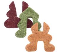 Veemoon Rabbit Chew for Bunnies and Guinea Pigs with Natural Fiber Material, Reward Treats to Encourage Positive Behaviour, for Rabbit Play and Small Animal Teeth Grinding