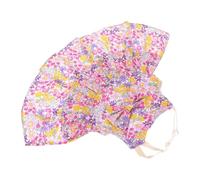 Veemoon Rabbit Dress with Leash for Small Pets, Purple Printing Costume with Sturdy Traction Rope, Suitable for Holland Lop and Lop-eared Rabbits