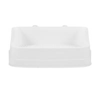 Veemoon Rabbit Litter Tray Toilet with Removable Tray, Plastic Rectangle | White Finish, for Rabbits and Guinea Pigs, Home Use, Sleek Style, Effortless Cleaning
