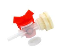 Veemoon Rabbit Watering Spigot Replacement Kit with 1/2 Barb Ball Valve and 5/16 Hose Connector for Bunny Feeder Small Automatic Drinking Supply Accessory