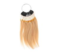 Veemoon Real Human Hair Color Samples for Salon and Hair Dye Practice Soft Natural Strands with Adjustable Thickness for Hairdressing Students and Beginners