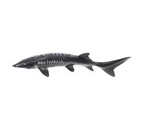 Veemoon Realistic Chinese Sturgeon Model, Simulation Marine Animal Figurine, Educational Artificial Fish Model for Ocean Animal Learning and Play