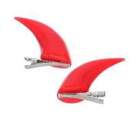 Veemoon Realistic Devil Horn Hair Clips Red Horns Cosplay Accessories for Women and Secure Fit Party Costume Decoration for Halloween and Carnivals