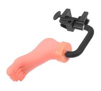 Veemoon Realistic Foot Model for Nail Art Training Soft Manicure Practice Tool with Elasticity for Applying Nail Tips and Polish Durable Lightweight Pedicure Aid for Ladies