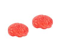 Veemoon Realistic Halloween Prop - Bloody Fake Human Brain Organ Body Part - Scary Decorations for Halloween Parties Haunted Houses and Themed Events Perfect for Creepy Atmosphere