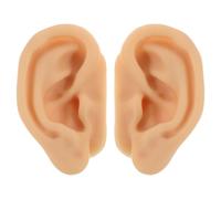 Veemoon Realistic Silicone Ear Model for Nursing Training and Ear Acupuncture Practice Suitable for Classroom and Teaching Use Anatomy Simulation
