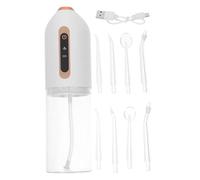 Veemoon Rechargeable Cordless Water Flosser for Teeth Dental Care Compact Oral Irrigator with Adjustable Modes Travel Portable Water Flosser for Gum Health and Deep Cleaning