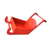 Veemoon Red Wooden Newborn Photo Prop Sled for Photo Shoot Posing with Rustic Christmas Decoration Suitable and Boys Photography Sessions