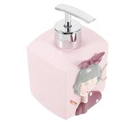 Veemoon Refillable Lotion Dispenser Pump Bottle for Liquid Soap Shampoo Body Wash Press Pump with Wide Mouth for Easy Filling Compact Travel Friendly Container for Hand Soap Dish