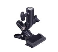 Veemoon Reflector Bracket Background Reflector Clamp Aluminum Iron with Black Light Stand Clip and Safety Fastening Screws