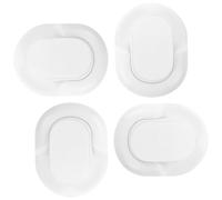 Veemoon Remote Organises Devices 4pcs Control Wall Mount Magnetic Holder Self-adhesive Design with Integrated Safety Groove and Prevents Accidental Slips for Tv and Fan Remotes