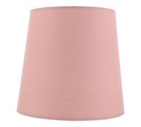 Veemoon Replaceable Cone Linen Lampshade in Dusty Rose, Table and Bedside Lamp Shade with Warm Light Effect, Fabric Lamp Cover for Living Room and Holiday Decor