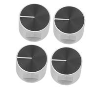 Veemoon Replacement Gas Hob Knobs and Gas Cooker Control Knobs Metal Burner Switches Universal 8mm 45-degree Fit for Kitchen Stove Oven 2-pair Set
