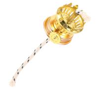 Veemoon Replacement Wick Oil Lamp Burner Zinc Alloy Retro Simple Design Craftsmanship Practical for DIY Oil Lamp Enthusiasts